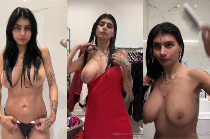 Mia Khalifa Red Dress PPV Video Leaked