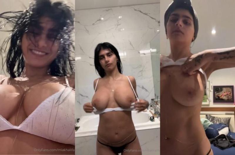 Mia Khalifa Post Shower Tease Video Leaked