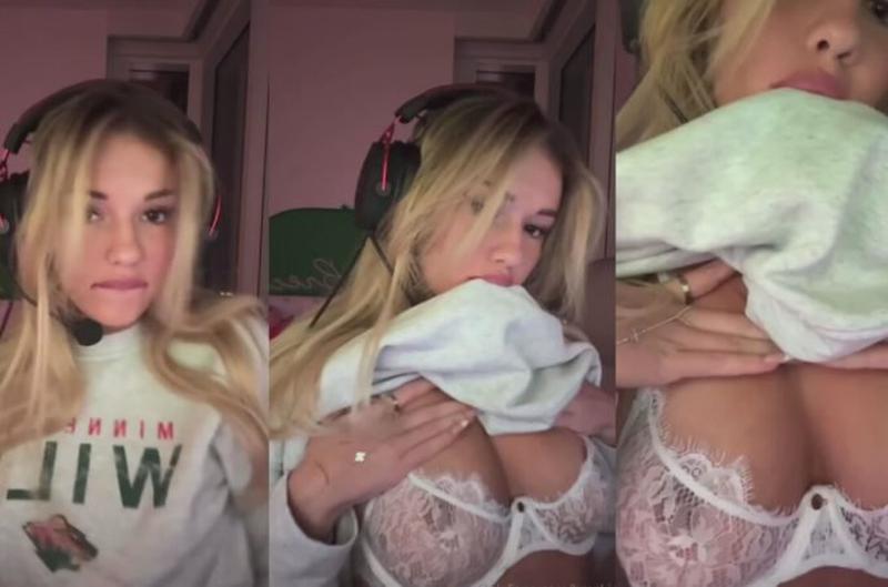 Breckie Hill See Through Lingerie Video Leaked