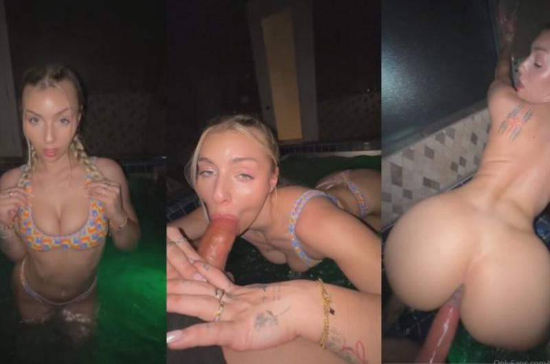 Therealbrittfit Private Hottub Sextape Video Leaked