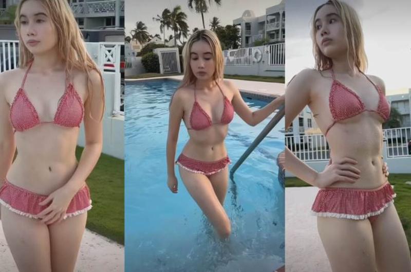 Lil Tay Pool Bikini Video Leaked