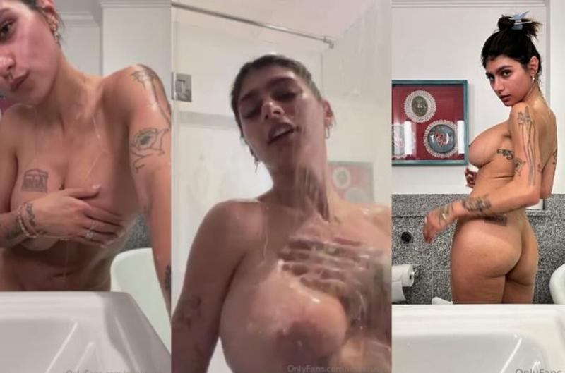 Mia Khalifa Washing In The Shower Video Leaked