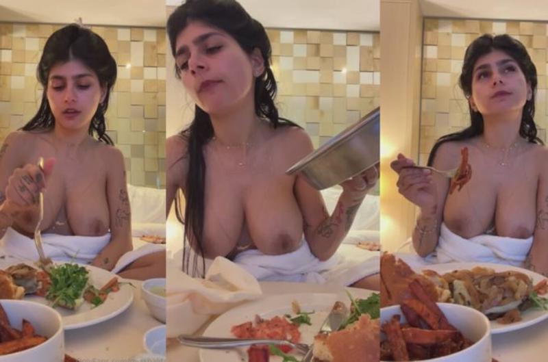 Mia Khalifa Dinner Time Video Leaked